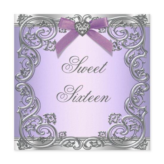 Purple Sweet 16 Birthday Party
