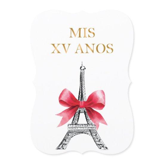 Quinceanera 15 Birthday  Paris French