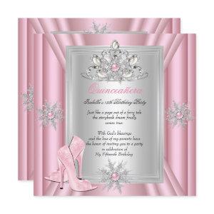 Quinceanera 15 Birthday Light Pink Heels