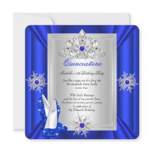 Quinceanera 15 Birthday Party Royal Blue Heels