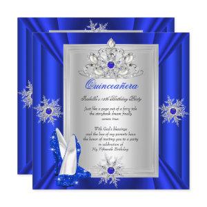 Quinceanera 15 Birthday Party Royal Blue Heels