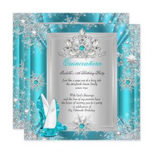 Quinceanera 15 Birthday Party Teal Heels 2