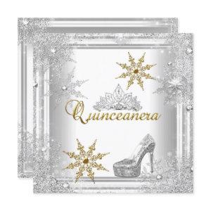 Quinceanera 15 Birthday Silver White Gold Elite