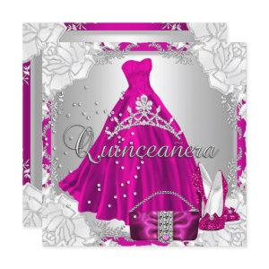 Quinceanera 15th 15 Birthday Pink Dress Shoes