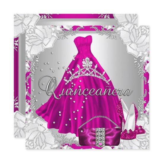 Quinceanera 15th 15 Birthday Pink Dress Shoes