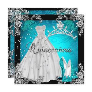 Quinceanera 15th 15 Birthday Teal Dress Shoes