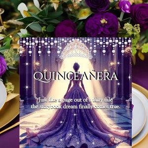 Quinceanera 15th Birthday Castle Purple Dress