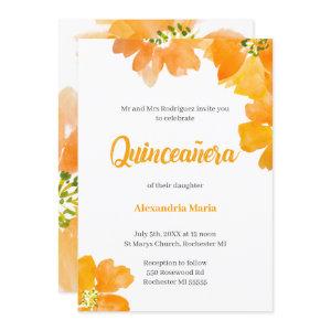 Quinceanera 15th Birthday Floral