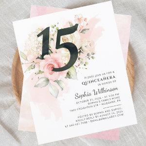 Quinceanera 15th Birthday Floral Party