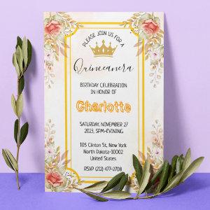 Quinceanera 15th Birthday for Spanish Girl