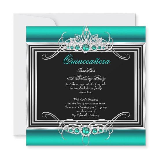 Quinceanera 15th Birthday Jade Green Emerald 2