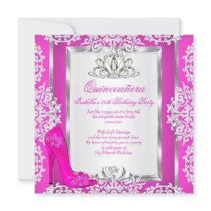 Quinceanera 15th Birthday Magical Hot Pink Shoe