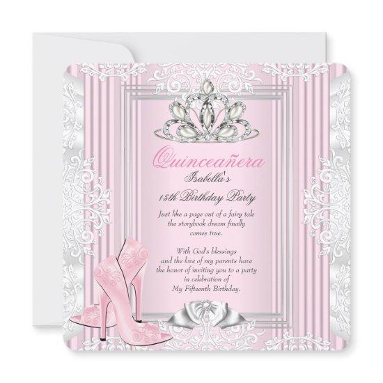 Quinceanera 15th Birthday Party Light Pink Shoes 4