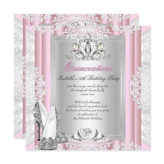 Quinceanera 15th Birthday Party Light Pink Shoes