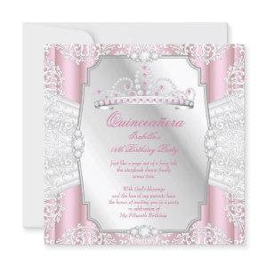 Quinceanera 15th Birthday Party Light Pink White