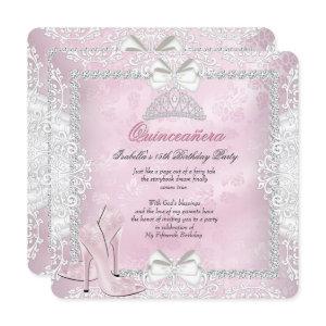 Quinceanera 15th Birthday Party Pink High Heels