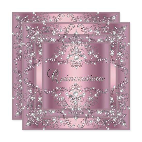 Quinceanera 15th Birthday Party Pink Pearl