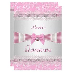 Quinceanera 15th Birthday Party Pink White Floral