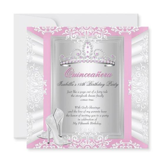 Quinceanera 15th Birthday Party Pretty Pink