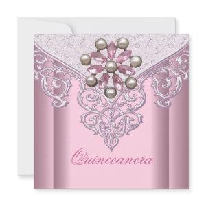 Quinceanera 15th Birthday Party Pretty Pink Pearl