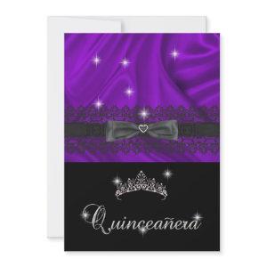 Quinceanera 15th Birthday Party Purple Silk