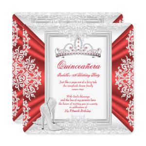 Quinceanera 15th Birthday Party White Red