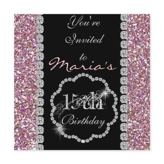 QUINCEANERA 15th BLING Birthday