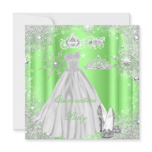 Quinceanera 15th Cinderella Lime Birthday Party
