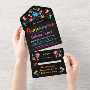 Quinceanera 15th Floral Birthday Party All In One
