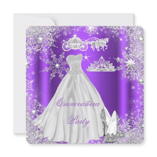 Quinceanera 15th Purple Birthday Party