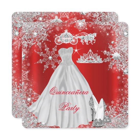 Quinceanera 15th Regal Red Birthday Party