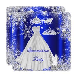 Quinceanera 15th Royal Blue Birthday Party