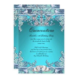 Quinceanera Aqua Teal 15th Birthday Party