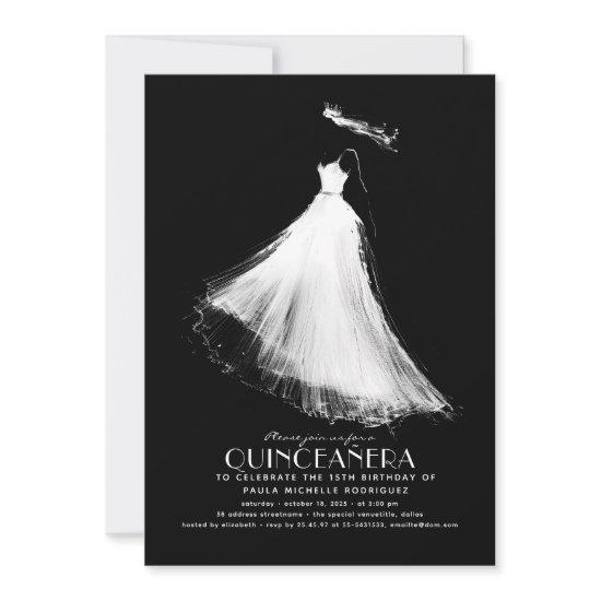 Quinceañera Birthday   Black