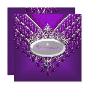 Quinceanera Birthday Party Purple Magenta