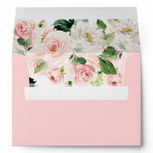 Quinceanera Birthday Party with Return Address Envelope