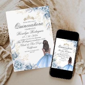 Quinceañera Birthday Royal Blue Girl 15th Birthday