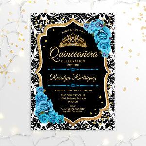 Quinceanera - Black Blue Gold