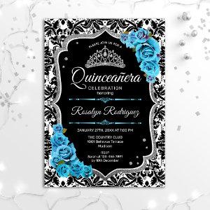 Quinceanera - Black Blue Silver