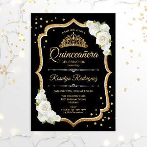 Quinceanera - Black Gold White