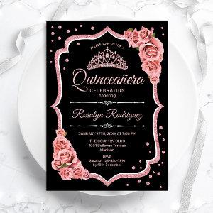 Quinceanera - Black Rose Gold