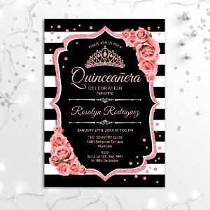 Quinceanera - Black Rose Gold