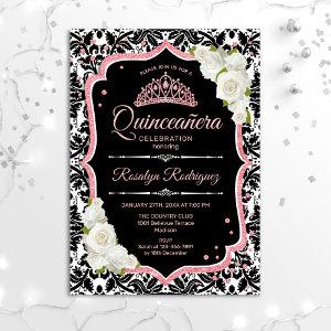 Quinceanera - Black Rose Gold