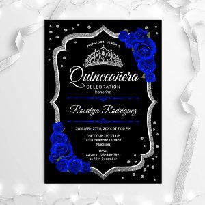 Quinceanera - Black Silver Royal Blue