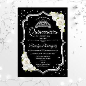 Quinceanera - Black Silver White