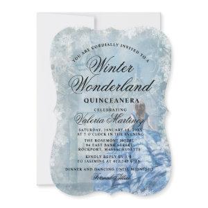 Quinceanera Blue Winter Wonderland Princess Invita