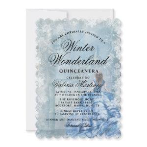 Quinceanera Blue Winter Wonderland Princess