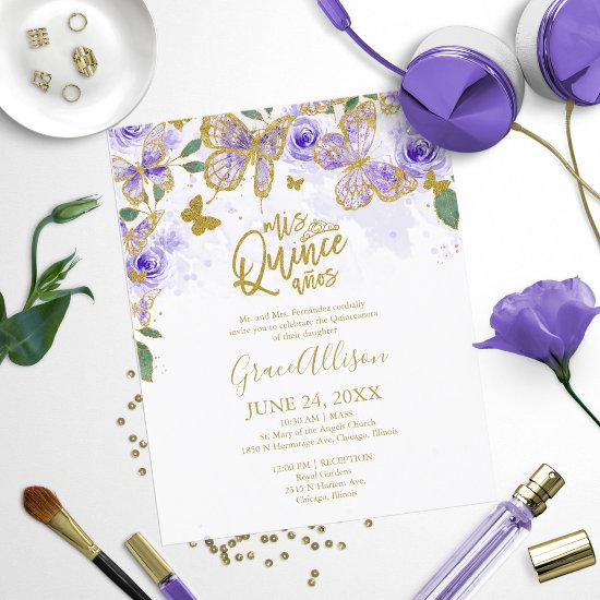 Quinceanera Butterfly Budget  Bilingual