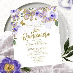 Quinceanera Butterfly Budget  Bilingual