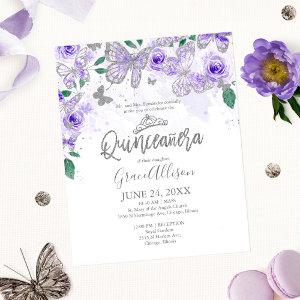 Quinceanera Butterfly Budget  Bilingual